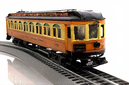 Lake Shore Electric No. 143 model streetcar.