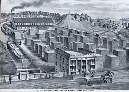 The valley of the Cuyahoga in 1846