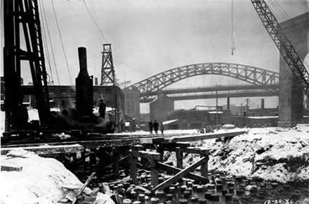 Cuyahoga Viaduct Pier No. 17, 1926.