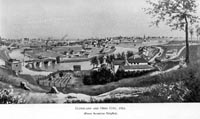 Cleveland and Ohio City, 1851 (From Scranton Heights)