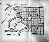 Spafford's Map of Cleveland 1801