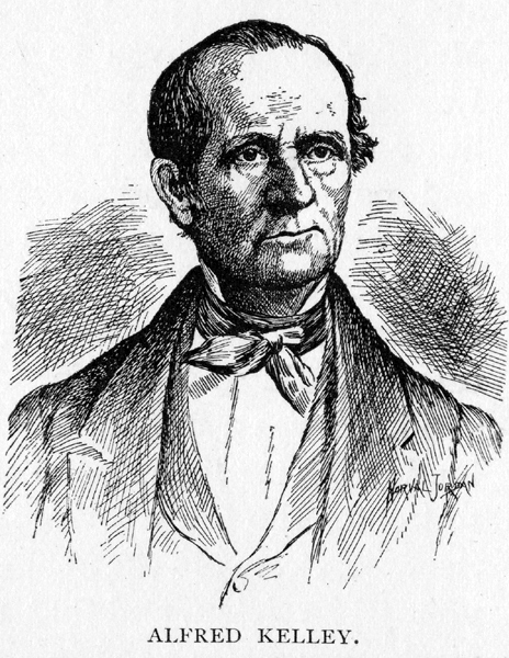 drawing of Alfred Kelley
