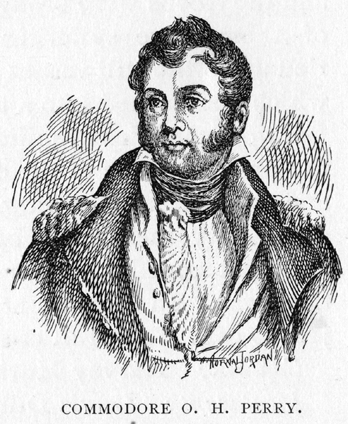 drawing of Commodore O. H. Perry