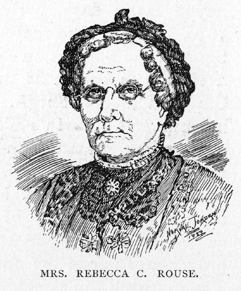 drawing of Mrs. Rebecca C. Rouse