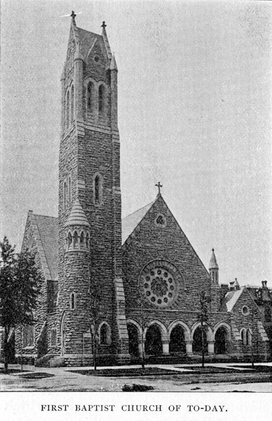 photograph of First Baptist Church of To-day