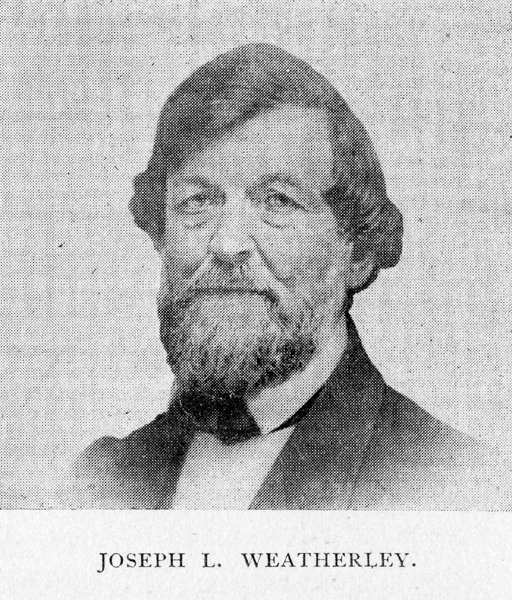 photograph of Joseph L. Weatherley
