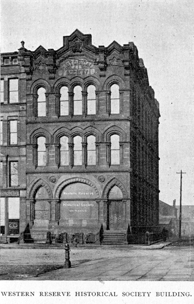 photograph of Western Reserve Historical Society Building