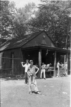 Me at The Country Club Caddy Shack, 1942
