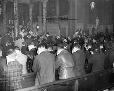Holy Communion, St. Aloysius, 1938