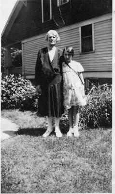 Grandmother Heaphey and Lois c. 1935 (Grandparents' house)