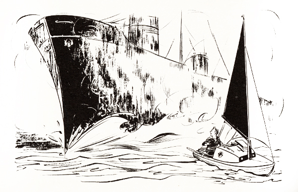 Drawing of Tinkerbelle and Andrea Doria.