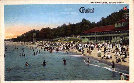 Bathing scene, Euclid Beach Park