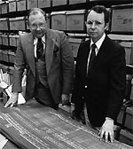 Gerry Adams with Walter Leedy