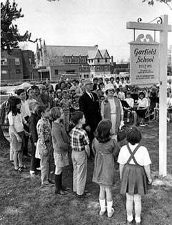 Garfield School commemoration ceremony