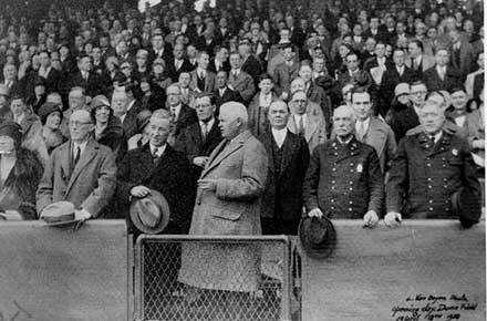 Opening Day at League Park, 1928.