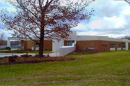 Madison Public Library exterior after renovation, 2000