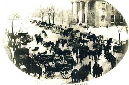 Hog Day in Mansfield, 1862