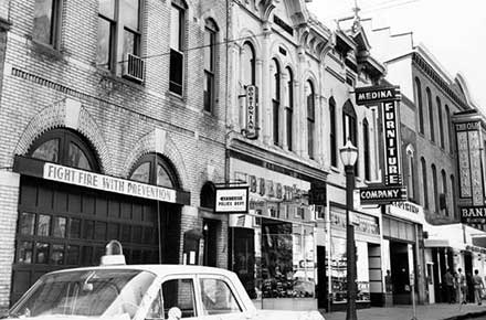 Downtown's oldest buildings, 1963