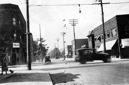 Murray Hill Avenue and Edgehill Road, 1922.