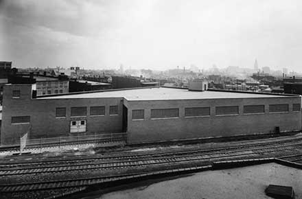 Patterson-Sargent plant exterior on Hamilton Ave., 1946