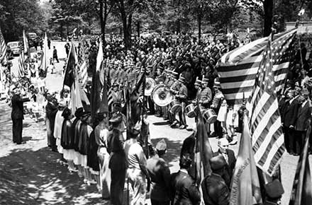 The 158th anniversary celebration of the Polish constitution in 1949