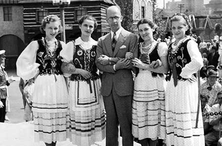 Polish Day at the Great Lakes Exposition in 1938