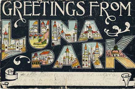 Vintage Linen Postcard Steamer City of Cleveland III Postcard 