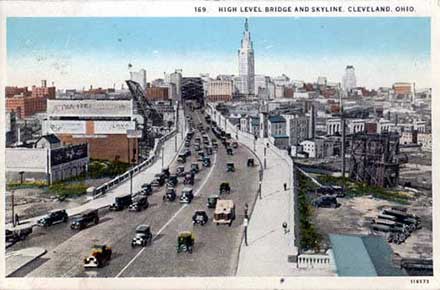 Vintage Linen Postcard Steamer City of Cleveland III Postcard 