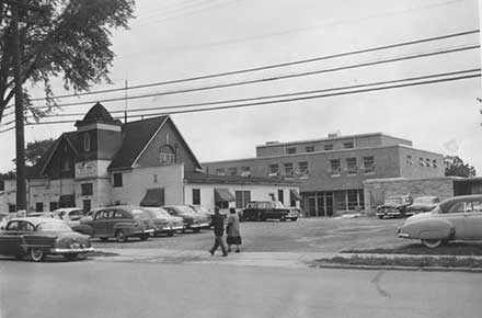 South Euclid City Hall, new and old, 1954.