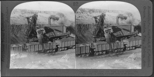 PA from 1910’s Education #63 Pittsburgh Keystone Stereoview Pig Iron Machines 