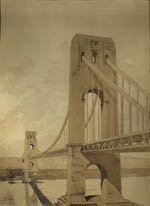 Thumbnail of the Washington Memorial Bridge over Hudson River, New York