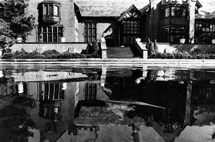 Stan Hywet Hall reflecting pool, 1981