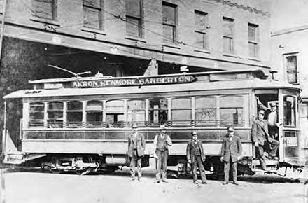 Akron Kenmore and Barberton trolley