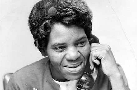 Fannie Lewis (1926-2008) Cleveland City Council member, Ward 7.