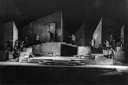 Final scene of William Shakespeare's Macbeth, 1941.