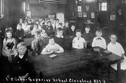 First grade class at Superior Schoolhouse ca. 1920