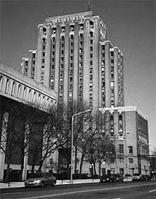 A view of Fenn Tower