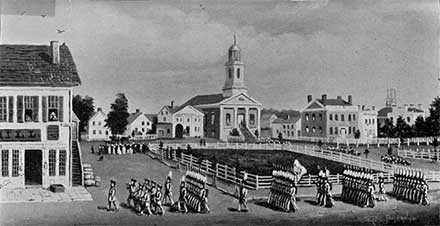 Northwest secion of Public Square, 1839