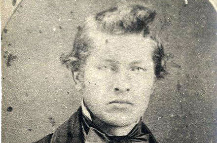 James A. Garfield at age 16, ca.1847