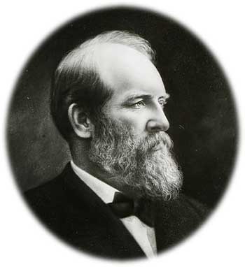 James A. Garfield, ca. 1880.