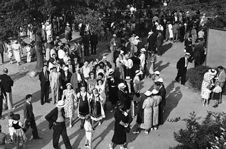 German Day crowd, 1935.