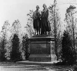 Statue of Goethe and Schiller