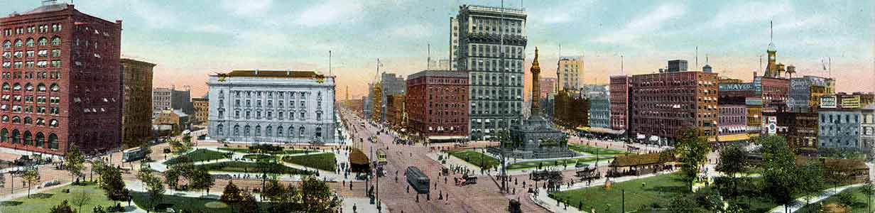 Public Square, looking east