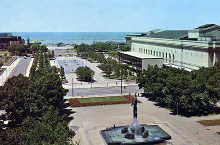 Panoramic view of the Mall.