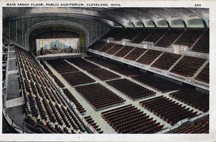 Main arena floor, Public Auditorium.
