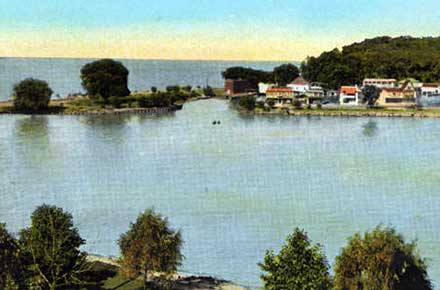 View of Clifton Park and Lake Erie.