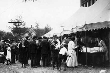 Red Cross 'soup tent,' 1924.