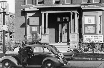 Eleventh Police Precinct station house, 1938.