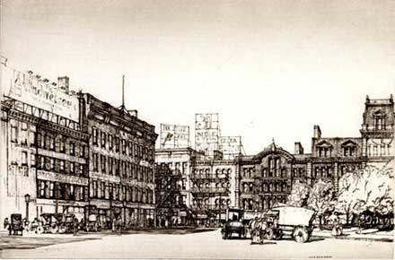 Terminal Tower Site, 1905