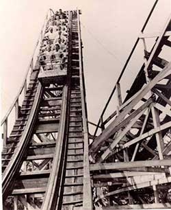 Roller coaster at Cedar Point